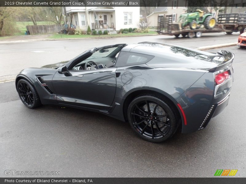 Shadow Gray Metallic / Black 2019 Chevrolet Corvette Grand Sport Coupe