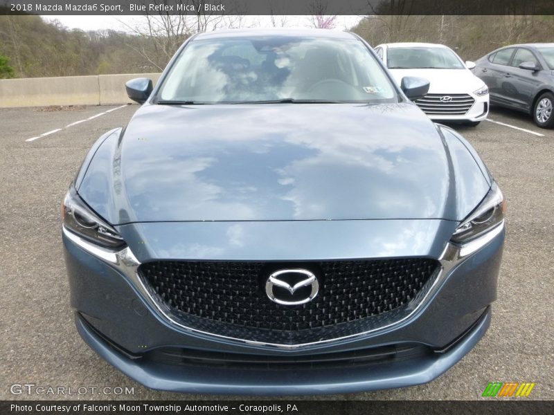 Blue Reflex Mica / Black 2018 Mazda Mazda6 Sport