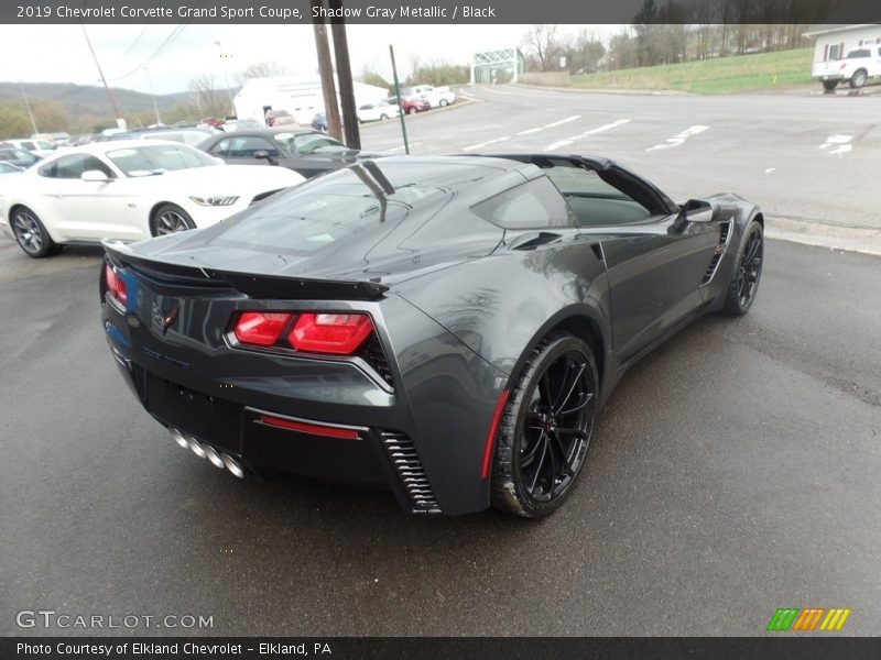 Shadow Gray Metallic / Black 2019 Chevrolet Corvette Grand Sport Coupe