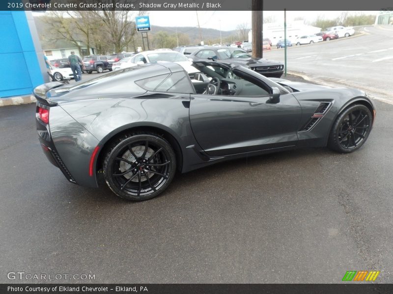 Shadow Gray Metallic / Black 2019 Chevrolet Corvette Grand Sport Coupe