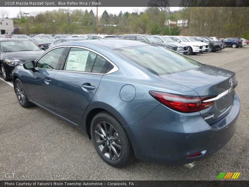 Blue Reflex Mica / Black 2018 Mazda Mazda6 Sport