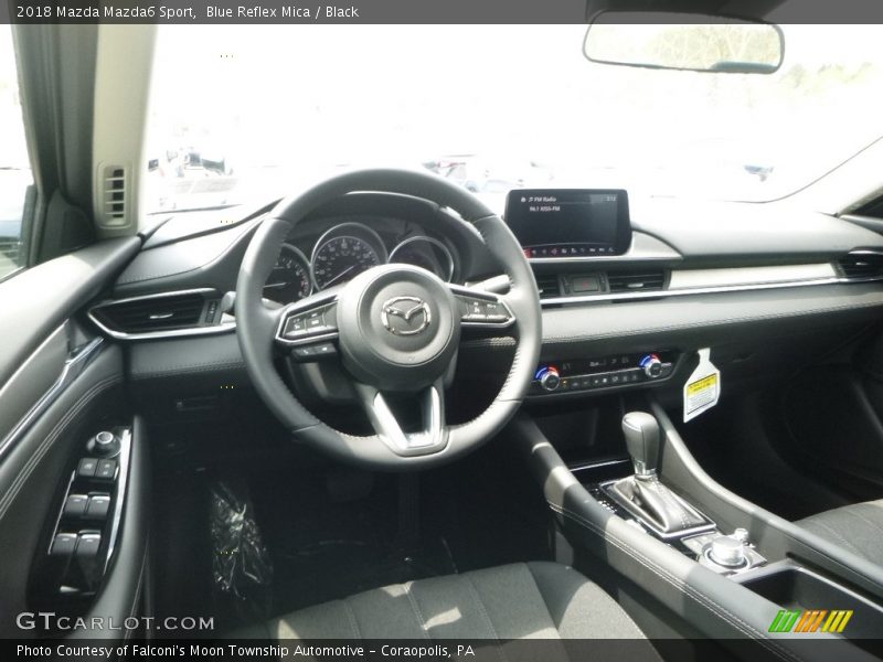 Blue Reflex Mica / Black 2018 Mazda Mazda6 Sport