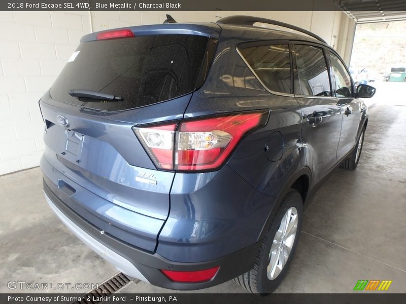 Blue Metallic / Charcoal Black 2018 Ford Escape SEL 4WD
