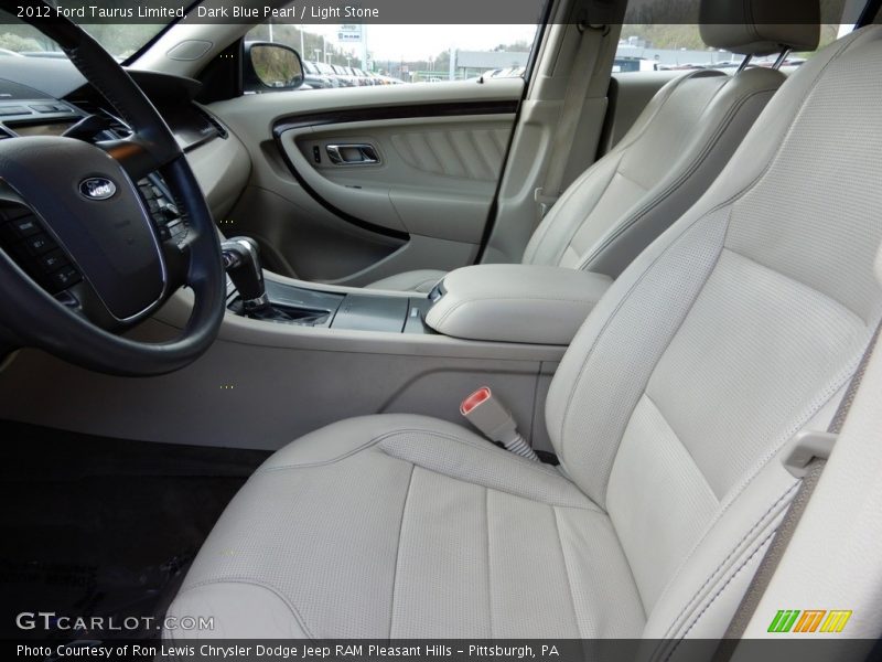 Dark Blue Pearl / Light Stone 2012 Ford Taurus Limited