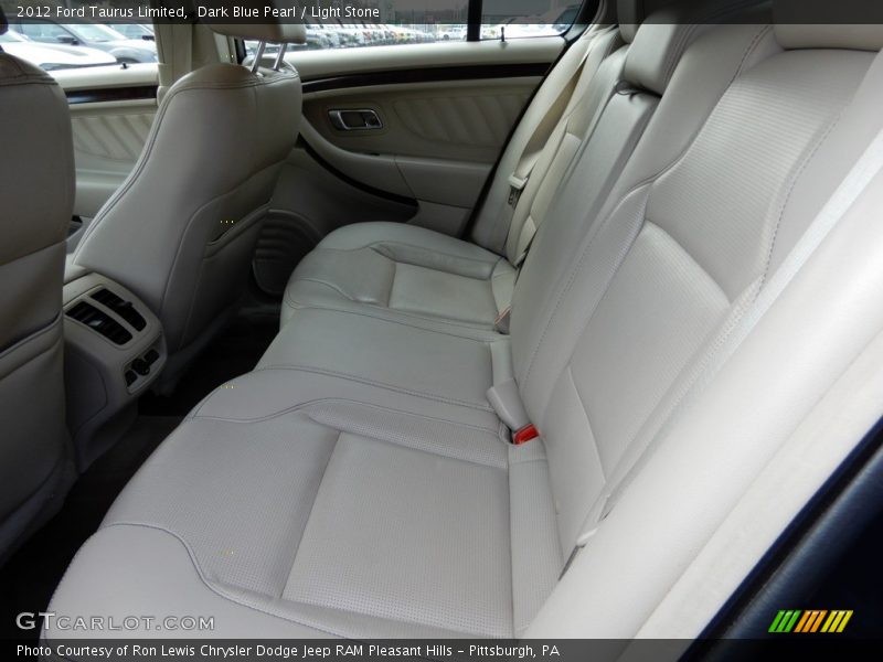 Dark Blue Pearl / Light Stone 2012 Ford Taurus Limited