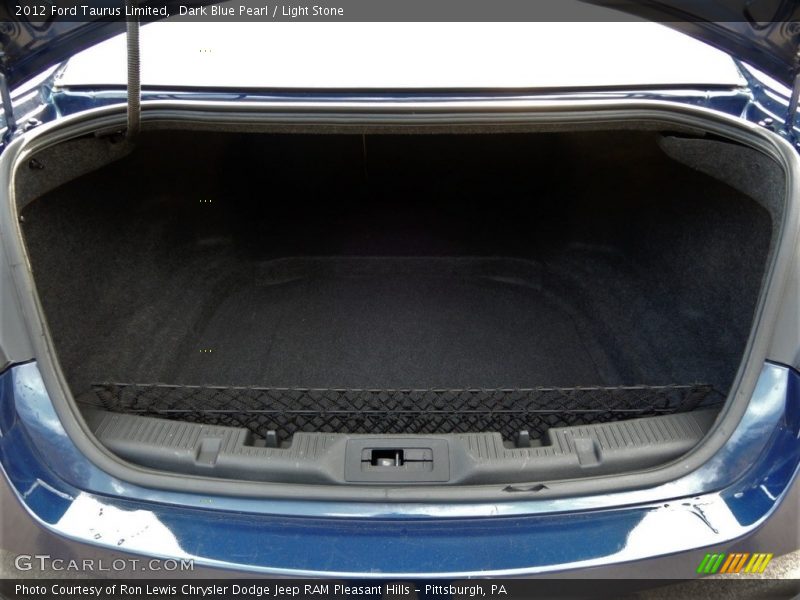 Dark Blue Pearl / Light Stone 2012 Ford Taurus Limited