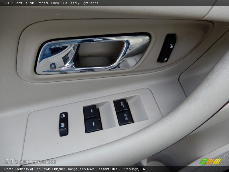 Dark Blue Pearl / Light Stone 2012 Ford Taurus Limited