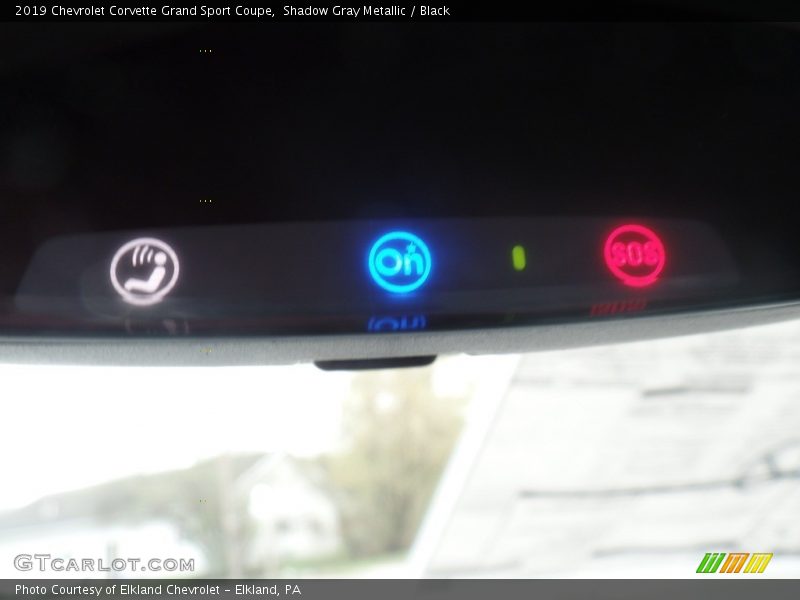 Shadow Gray Metallic / Black 2019 Chevrolet Corvette Grand Sport Coupe