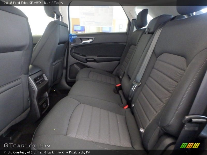 Blue / Ebony 2018 Ford Edge SE AWD
