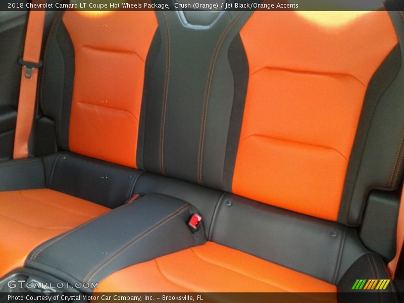 Rear Seat of 2018 Camaro LT Coupe Hot Wheels Package