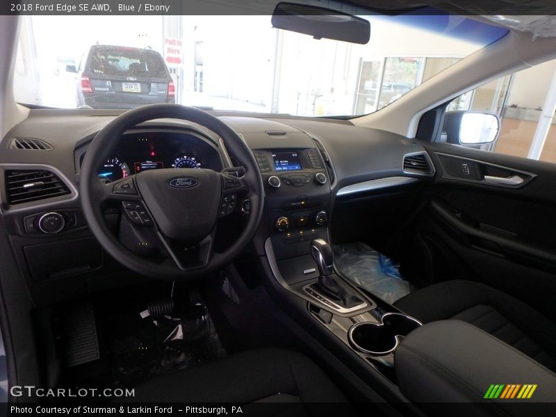 Blue / Ebony 2018 Ford Edge SE AWD