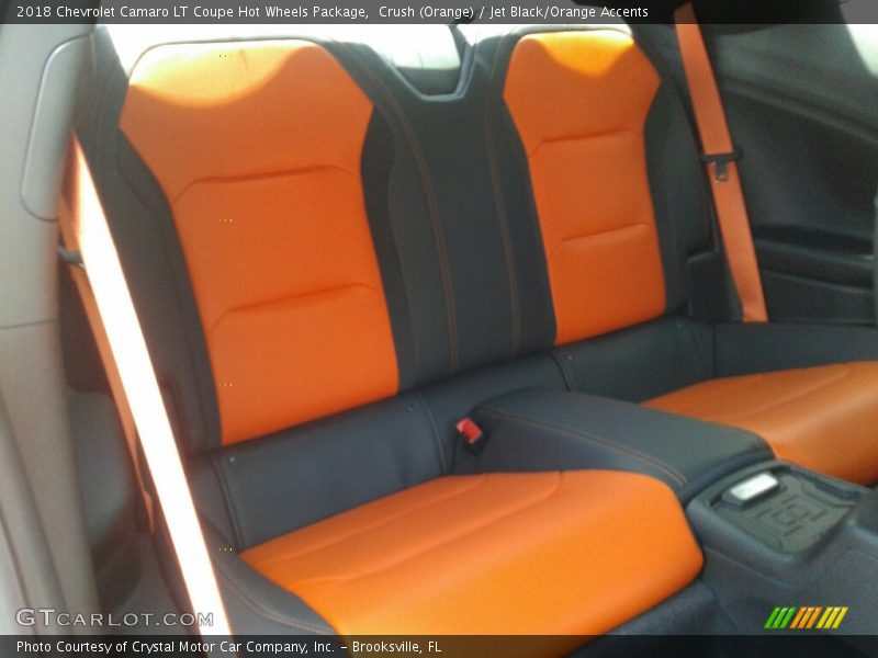Rear Seat of 2018 Camaro LT Coupe Hot Wheels Package