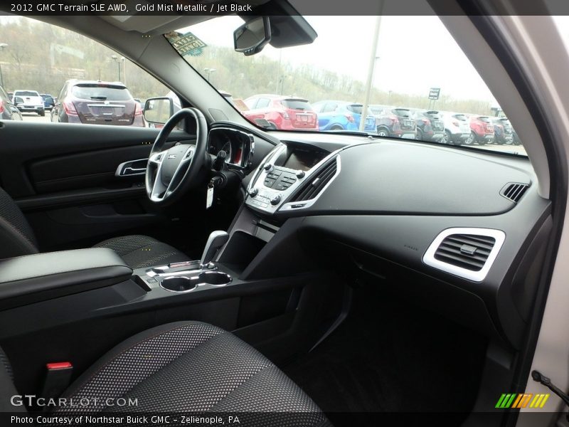 Gold Mist Metallic / Jet Black 2012 GMC Terrain SLE AWD