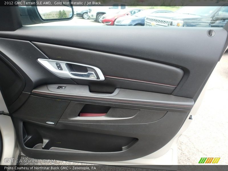 Gold Mist Metallic / Jet Black 2012 GMC Terrain SLE AWD