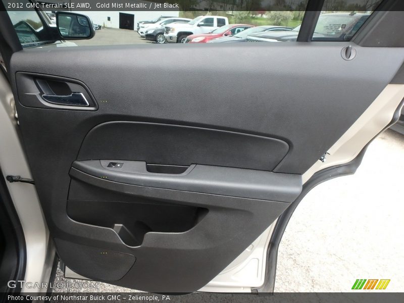 Gold Mist Metallic / Jet Black 2012 GMC Terrain SLE AWD