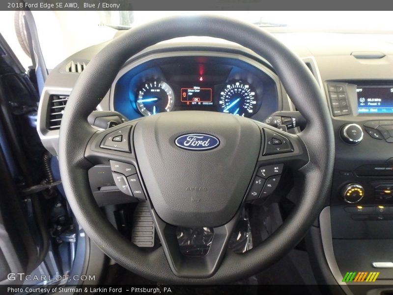 Blue / Ebony 2018 Ford Edge SE AWD