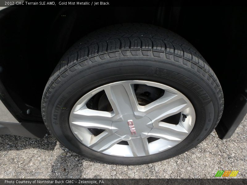 Gold Mist Metallic / Jet Black 2012 GMC Terrain SLE AWD