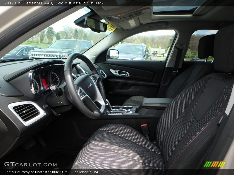 Gold Mist Metallic / Jet Black 2012 GMC Terrain SLE AWD