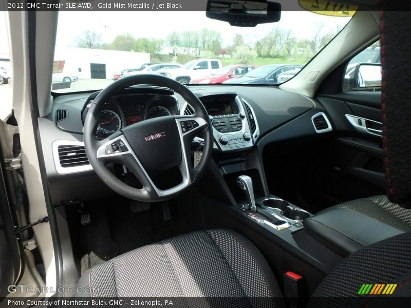 Gold Mist Metallic / Jet Black 2012 GMC Terrain SLE AWD