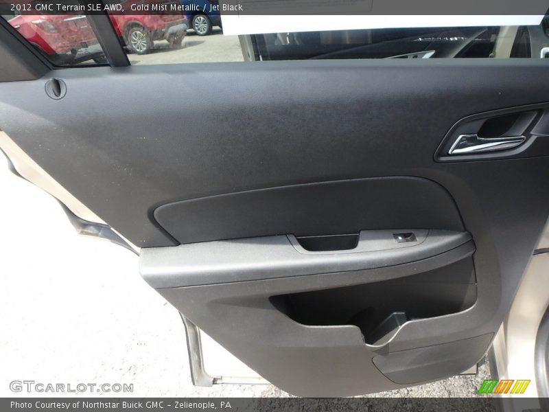 Gold Mist Metallic / Jet Black 2012 GMC Terrain SLE AWD