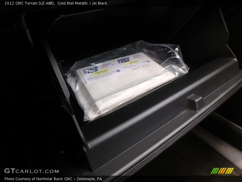 Gold Mist Metallic / Jet Black 2012 GMC Terrain SLE AWD