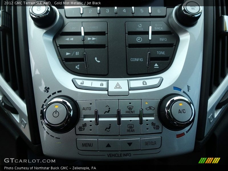 Gold Mist Metallic / Jet Black 2012 GMC Terrain SLE AWD