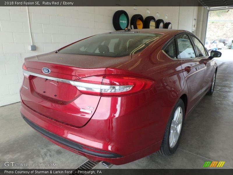 Ruby Red / Ebony 2018 Ford Fusion SE