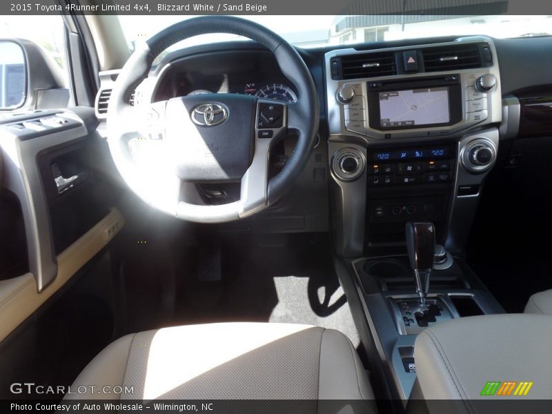 Blizzard White / Sand Beige 2015 Toyota 4Runner Limited 4x4