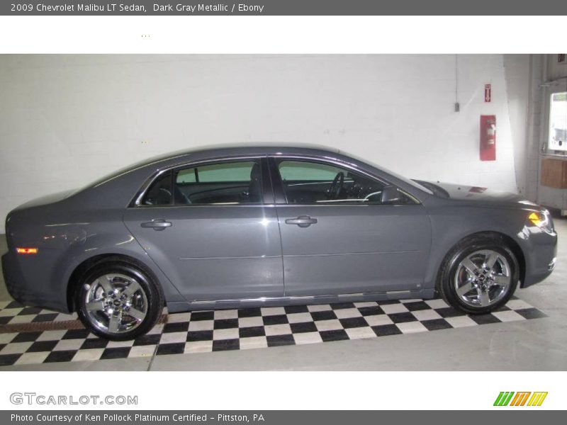 Dark Gray Metallic / Ebony 2009 Chevrolet Malibu LT Sedan