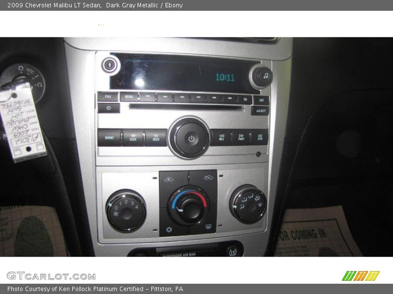 Dark Gray Metallic / Ebony 2009 Chevrolet Malibu LT Sedan