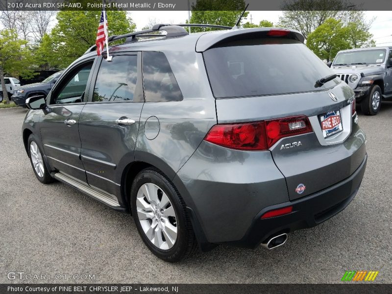 Polished Metal Metallic / Ebony 2010 Acura RDX SH-AWD