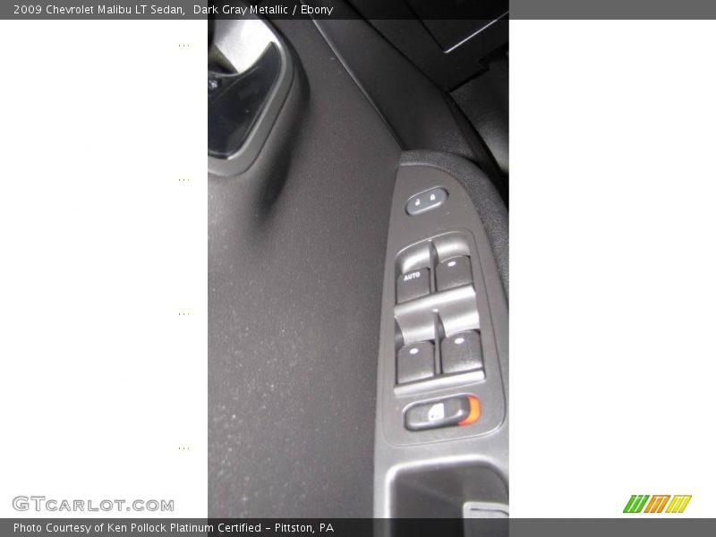 Dark Gray Metallic / Ebony 2009 Chevrolet Malibu LT Sedan