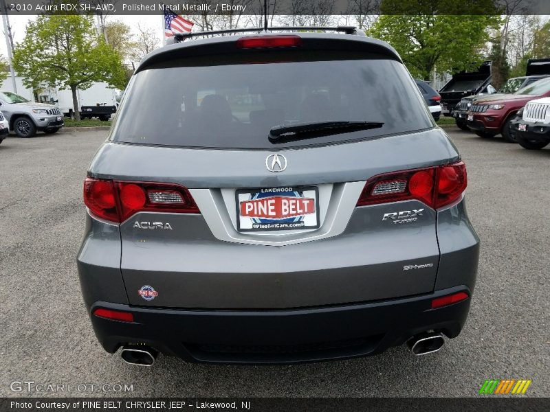 Polished Metal Metallic / Ebony 2010 Acura RDX SH-AWD