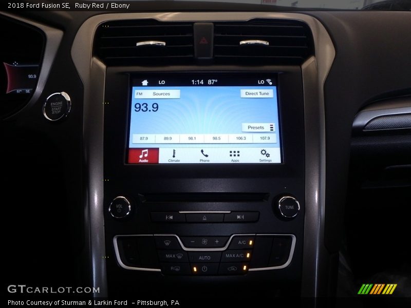 Ruby Red / Ebony 2018 Ford Fusion SE
