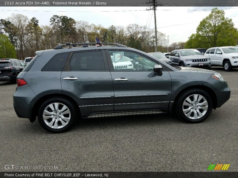 Polished Metal Metallic / Ebony 2010 Acura RDX SH-AWD