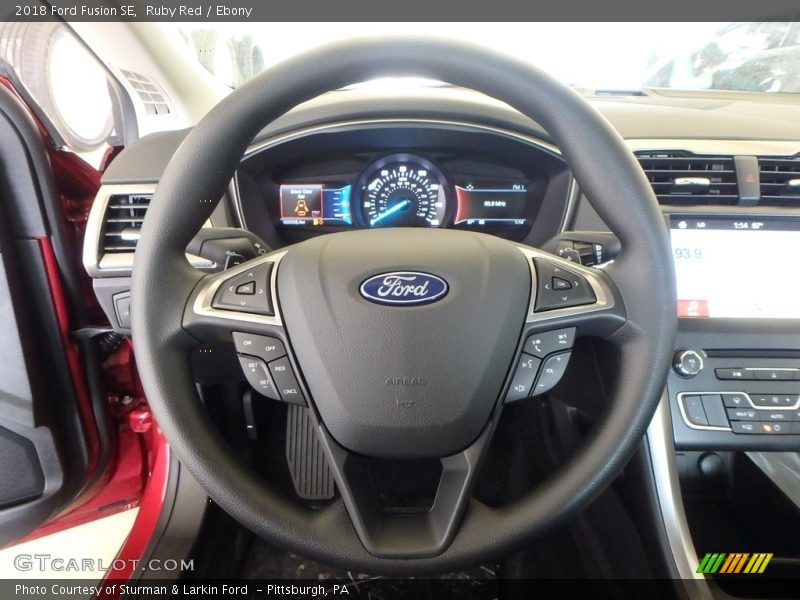 Ruby Red / Ebony 2018 Ford Fusion SE