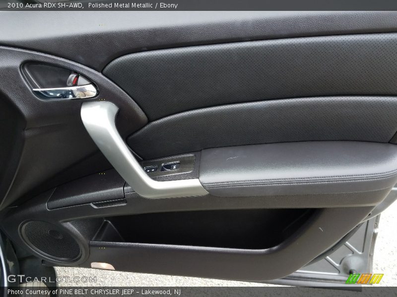 Polished Metal Metallic / Ebony 2010 Acura RDX SH-AWD