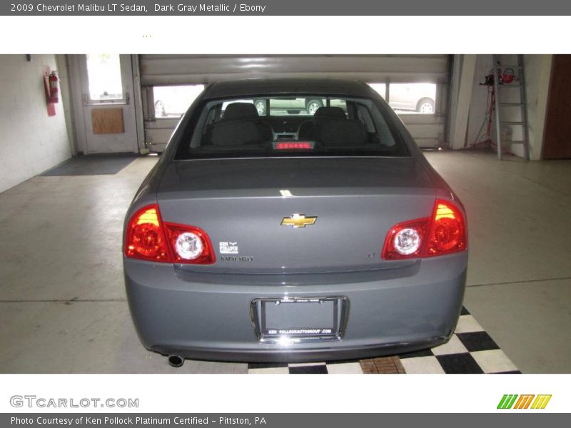 Dark Gray Metallic / Ebony 2009 Chevrolet Malibu LT Sedan