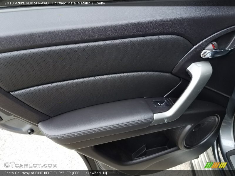 Polished Metal Metallic / Ebony 2010 Acura RDX SH-AWD