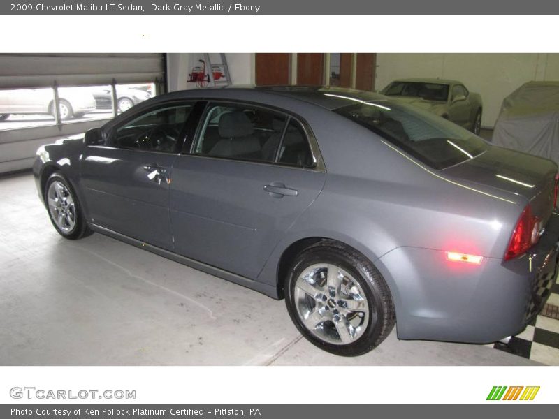 Dark Gray Metallic / Ebony 2009 Chevrolet Malibu LT Sedan