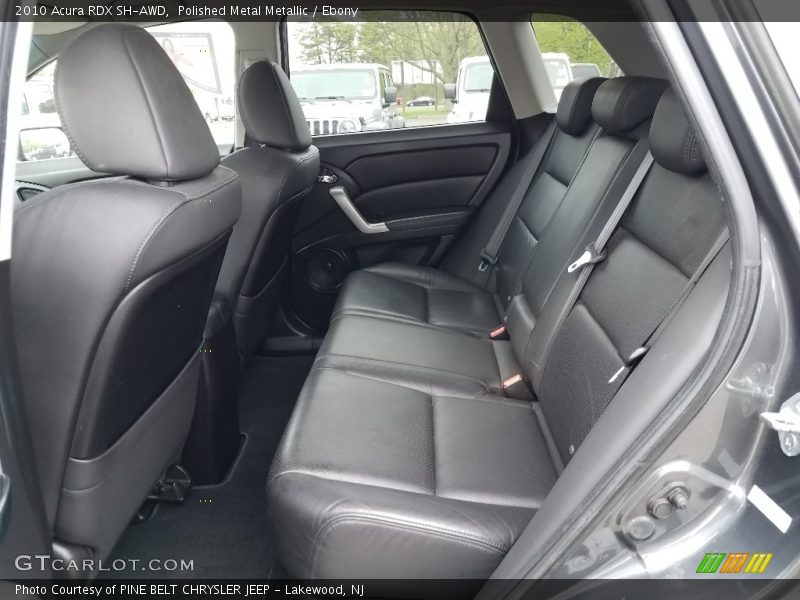 Polished Metal Metallic / Ebony 2010 Acura RDX SH-AWD