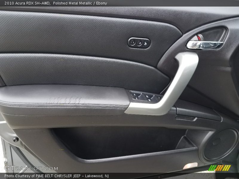 Polished Metal Metallic / Ebony 2010 Acura RDX SH-AWD