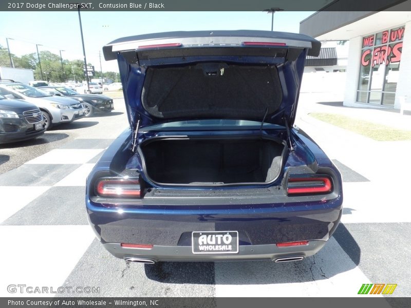 Contusion Blue / Black 2017 Dodge Challenger SXT