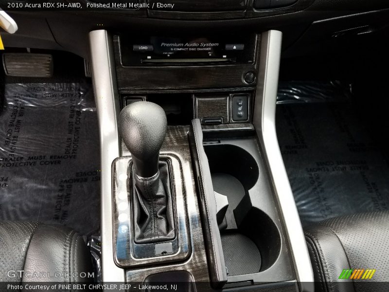 Polished Metal Metallic / Ebony 2010 Acura RDX SH-AWD