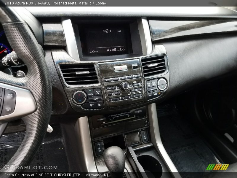 Polished Metal Metallic / Ebony 2010 Acura RDX SH-AWD