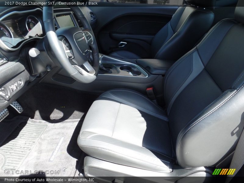 Contusion Blue / Black 2017 Dodge Challenger SXT