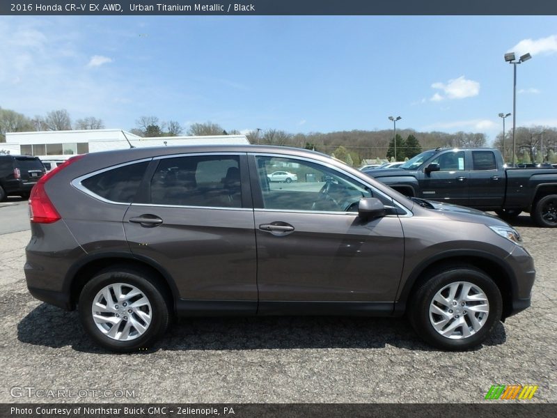 Urban Titanium Metallic / Black 2016 Honda CR-V EX AWD