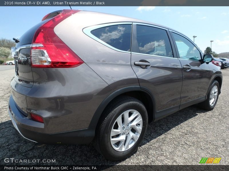 Urban Titanium Metallic / Black 2016 Honda CR-V EX AWD