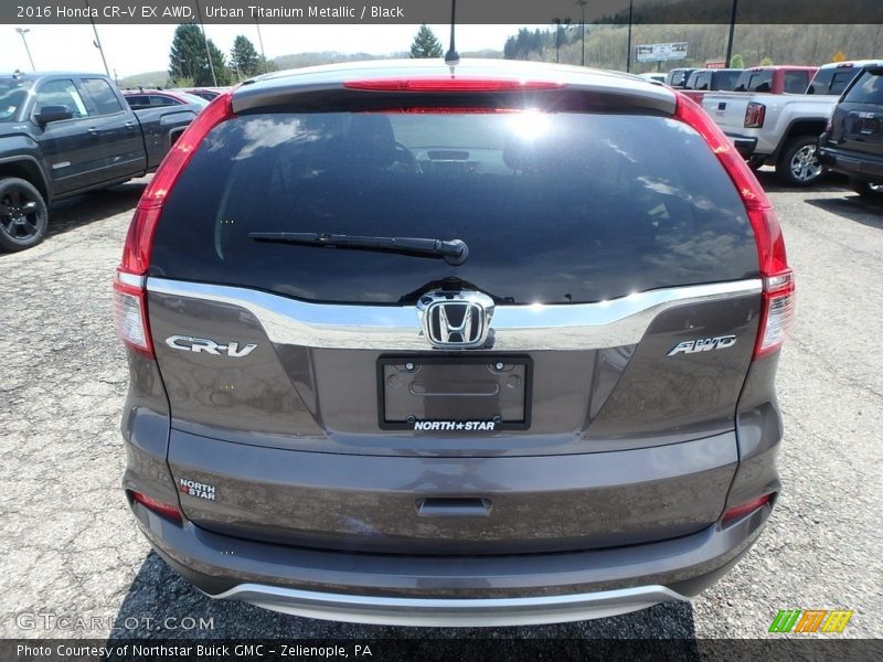 Urban Titanium Metallic / Black 2016 Honda CR-V EX AWD