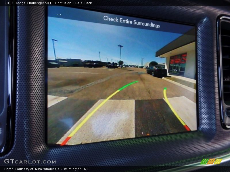 Contusion Blue / Black 2017 Dodge Challenger SXT